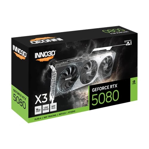 INNO3D RTX 5080 X3 16GB GDDR7 SFF Graphics Card